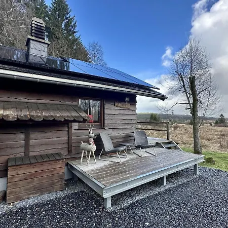 Rustic Chalet Ultimate Relaxation In The Forest Sourbrodt Exterior photo